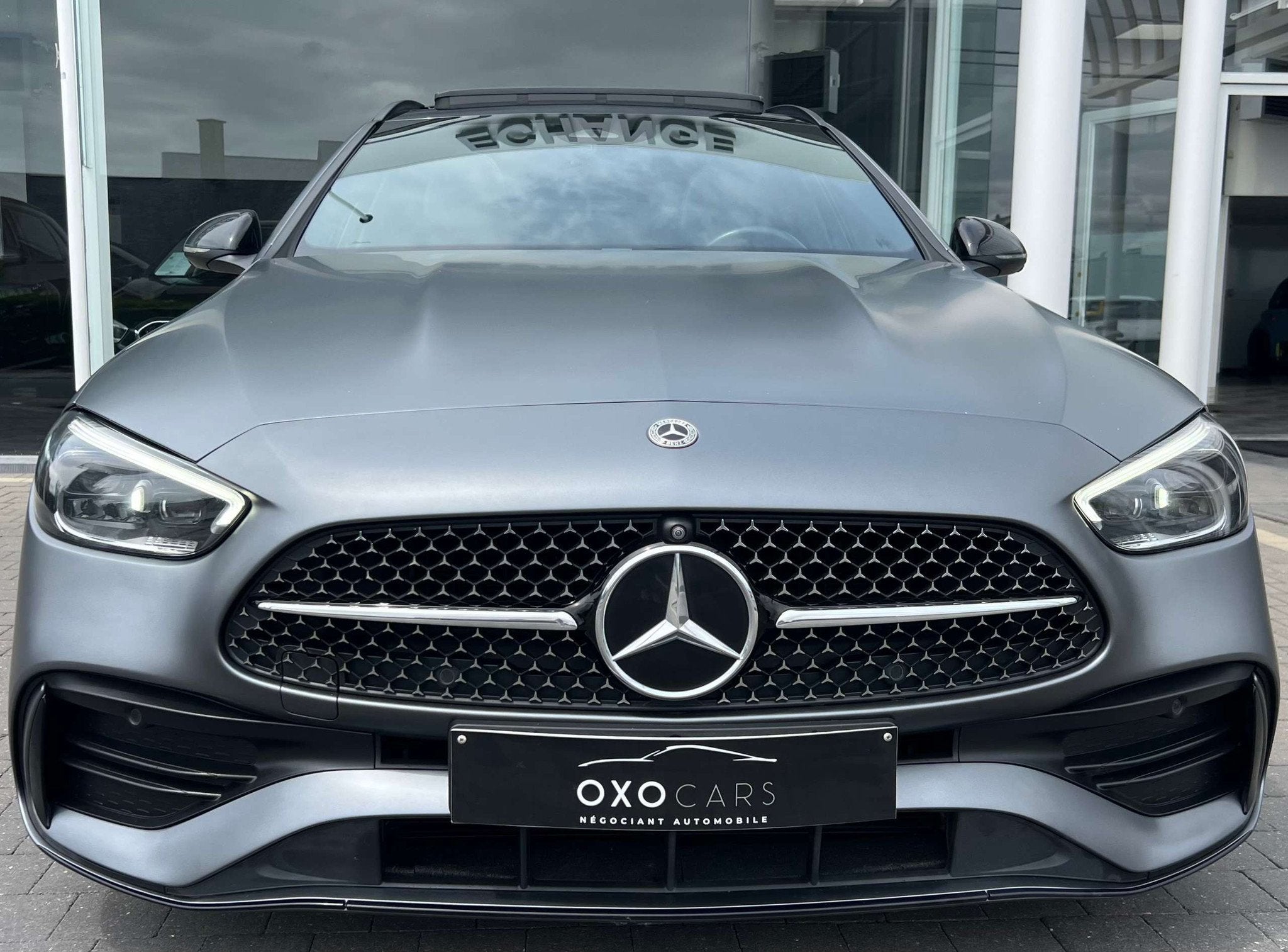Mercedes-Benz C-Klasse 220 D 200CV / Pack AMG / Gris MAGNO M, Autos, Argent ou Gris, Achat, Entreprise, Alcantara