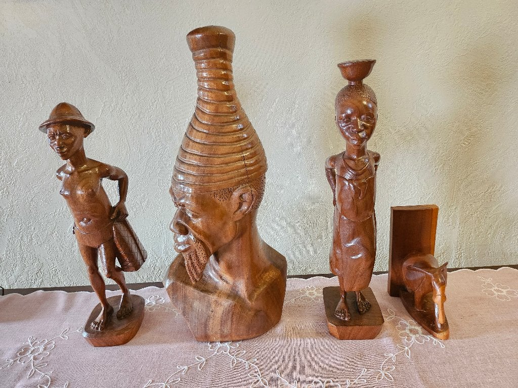 Set Congolese beeldjes, Collections, Enlèvement, Comme neuf, Humain