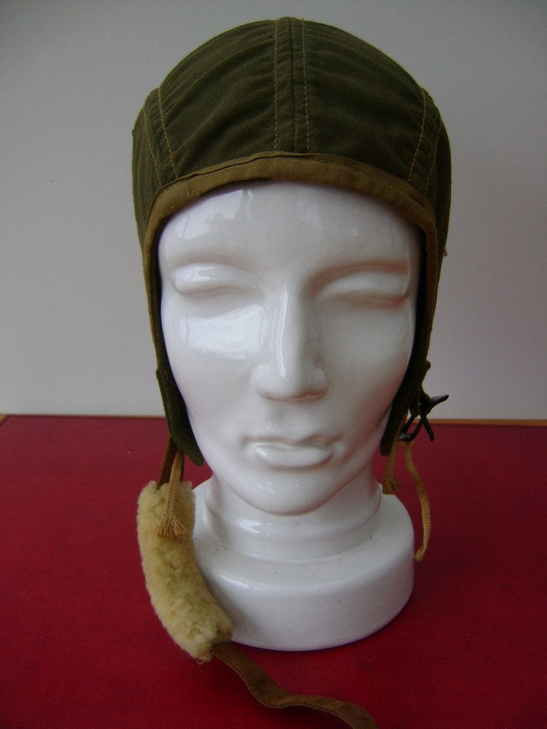 USAAF flying helmet summer type A-9 (N 1)., Enlèvement ou Envoi, Armée de l'air, Casque ou Béret
