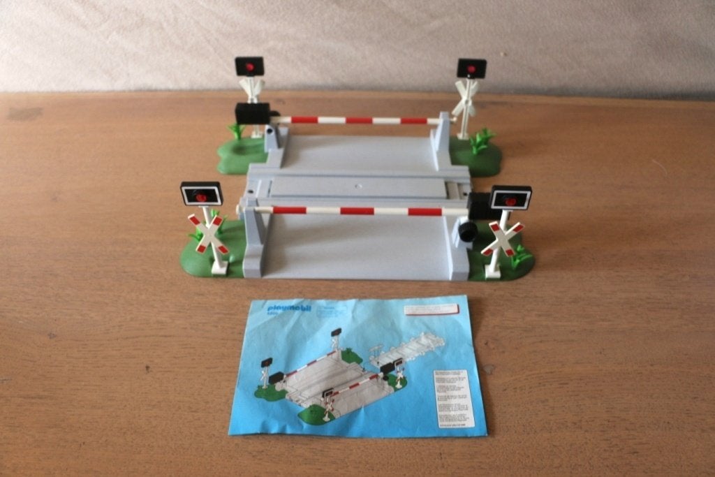Playmobil - bewaakte overweg - 4306, Ophalen of Verzenden, Gebruikt