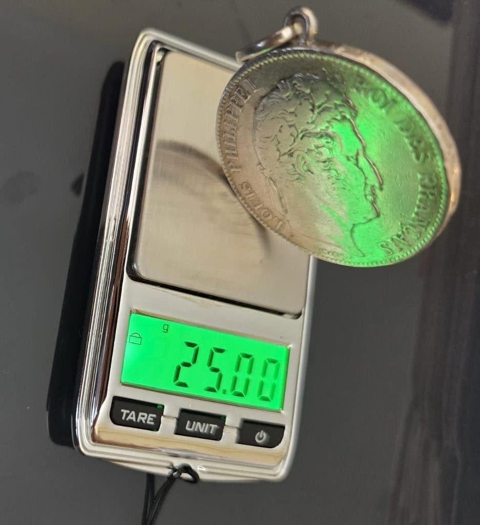 Pendentif pièce en argent, Ophalen, Gebruikt, Zilver, Zilver