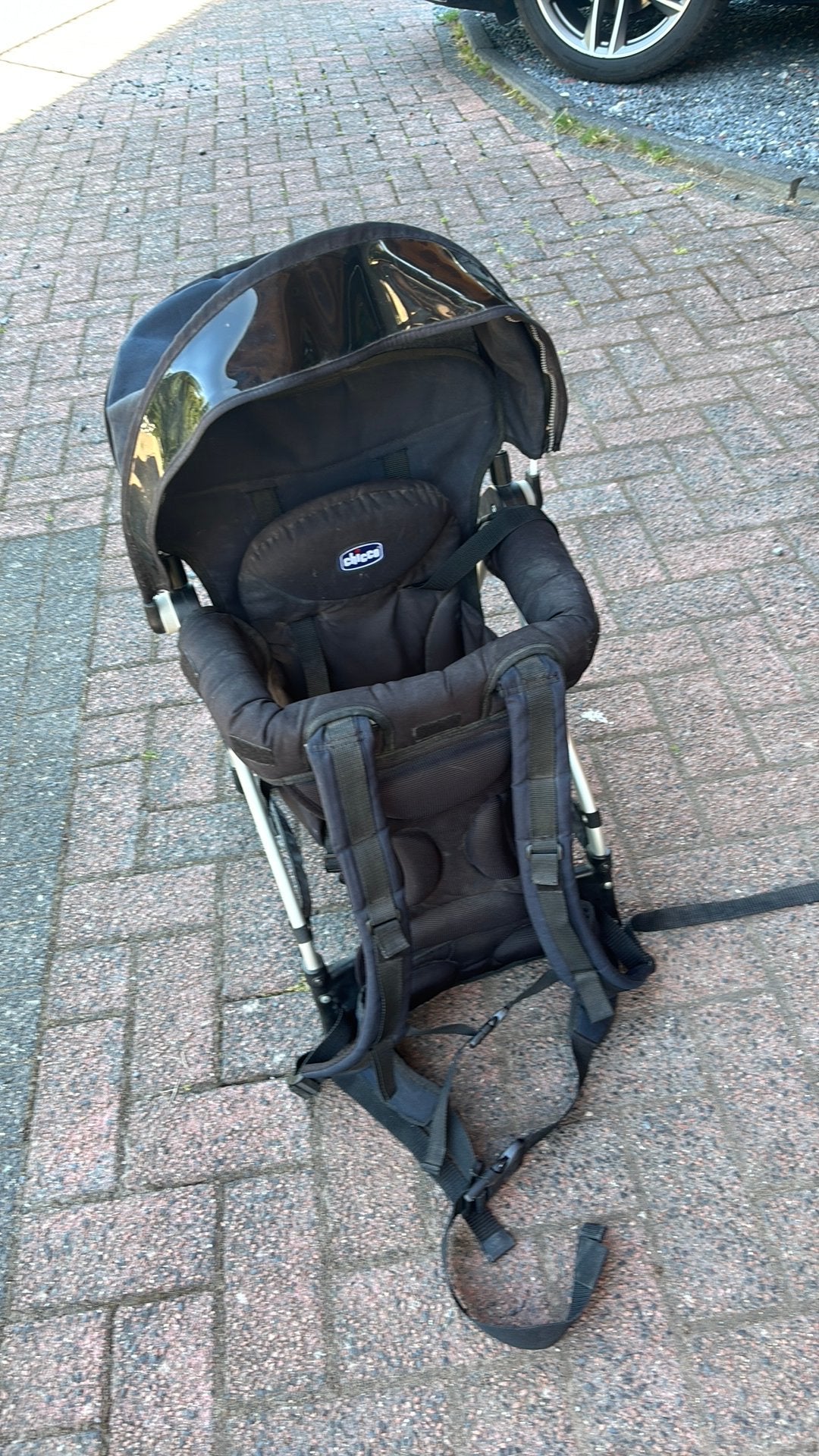 Poussette Chicco Caddy, Harnais, Utilisé, Dos, Enlèvement