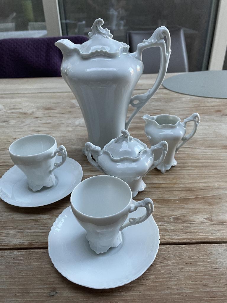 Vintage koffieservies, Enlèvement, Neuf, Porcelaine
