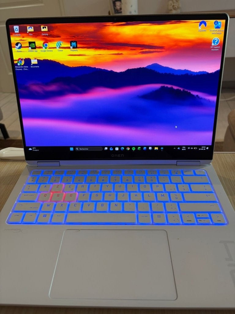 HP OMEN Transcend 14 OLED 3K 120Hz RTX 4060 1 TB — AZERTY, Computers en Software, Windows Laptops, Ophalen, HP Omen, Met videokaart