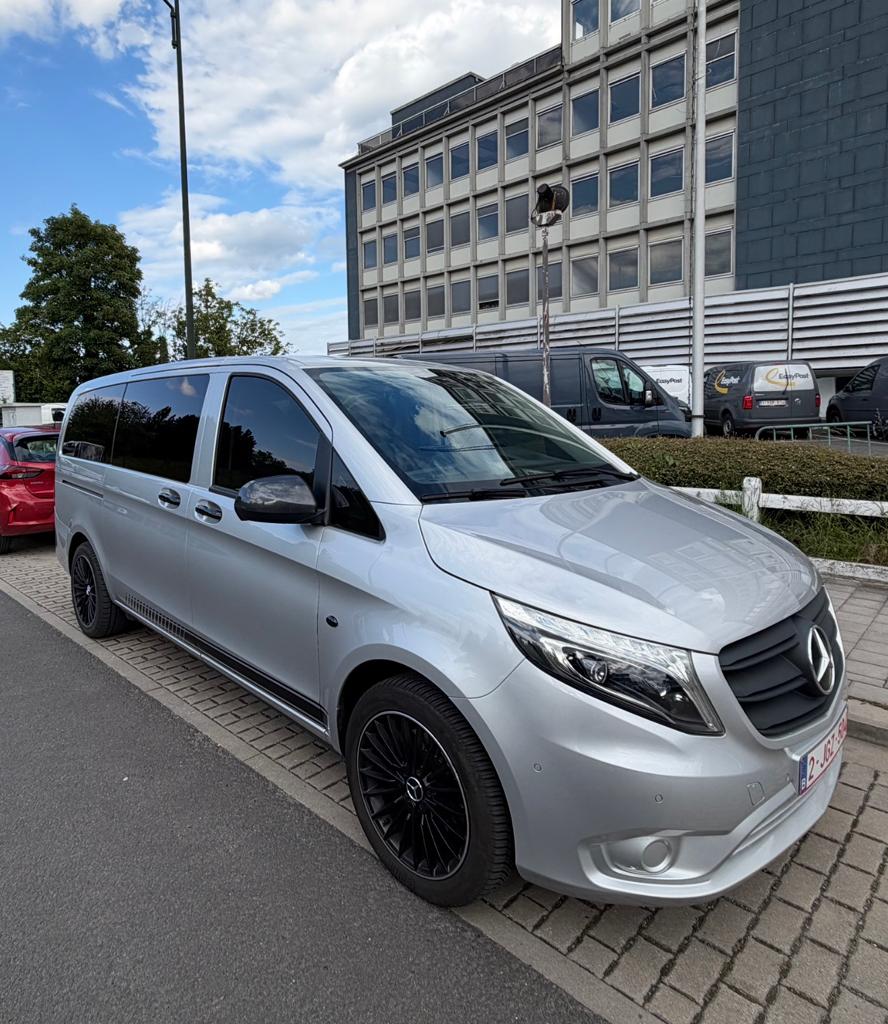MERCEDES VITO TOURER 116 CDI L2, Autos, Argent ou Gris, Euro 6, Entretenue par le concessionnaire, Diesel