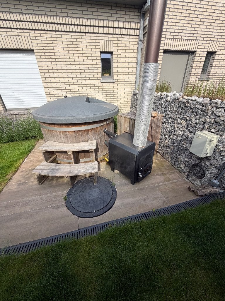Hottube 4-6 pers premium kachel, Jardin & Terrasse, Bains à remous et Spas, Enlèvement, Neuf, Escalier, Fixé