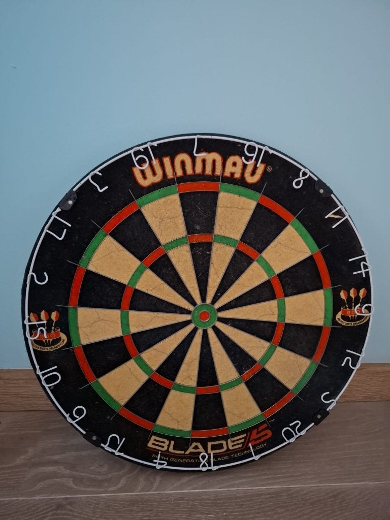 Winmau Blade 5 dartbord, Ophalen of Verzenden, Gebruikt, Dartbord