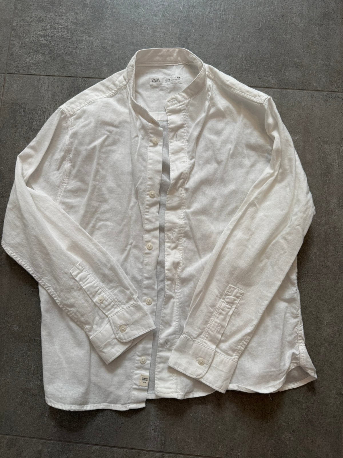 zara frisse jongenshemd met lange mouwen, Enfants & Bébés, Vêtements enfant | Taille 128, Enlèvement, Comme neuf