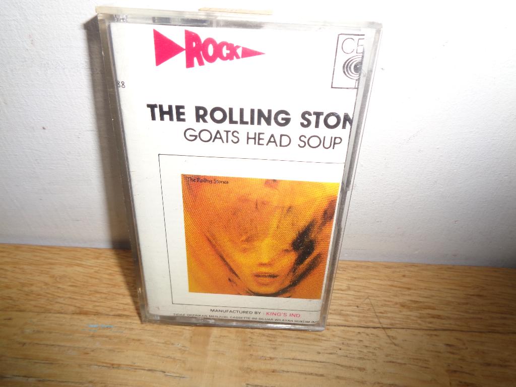Rolling Stones cassette "Goats head Soup" [Indonesia], Cd's en Dvd's, Cassettebandjes, Gebruikt, Verzenden, 1 bandje, Origineel