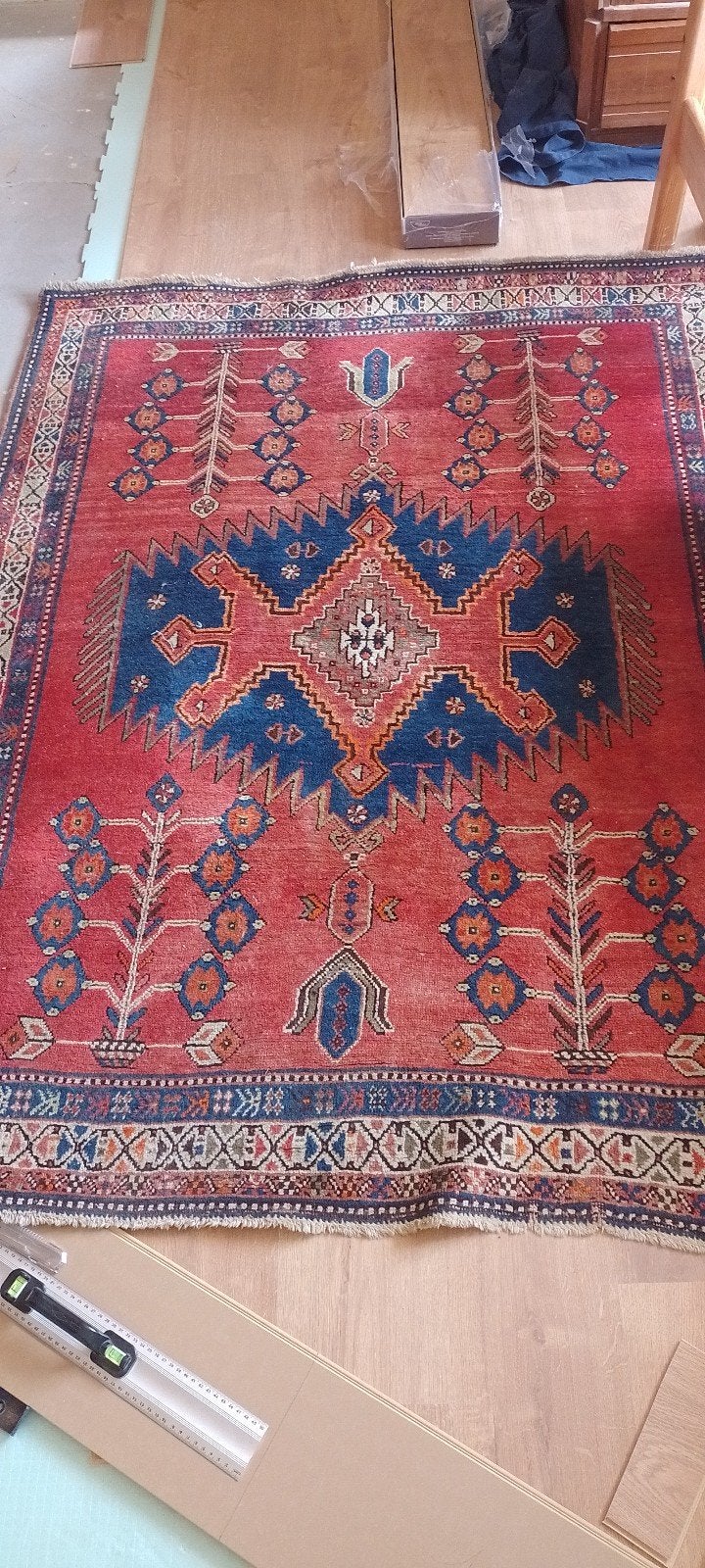 Tapis épais 190x140 cm, Maison & Meubles, Ameublement | Tapis & Moquettes, Rouge, 150 à 200 cm, 100 à 150 cm, Enlèvement