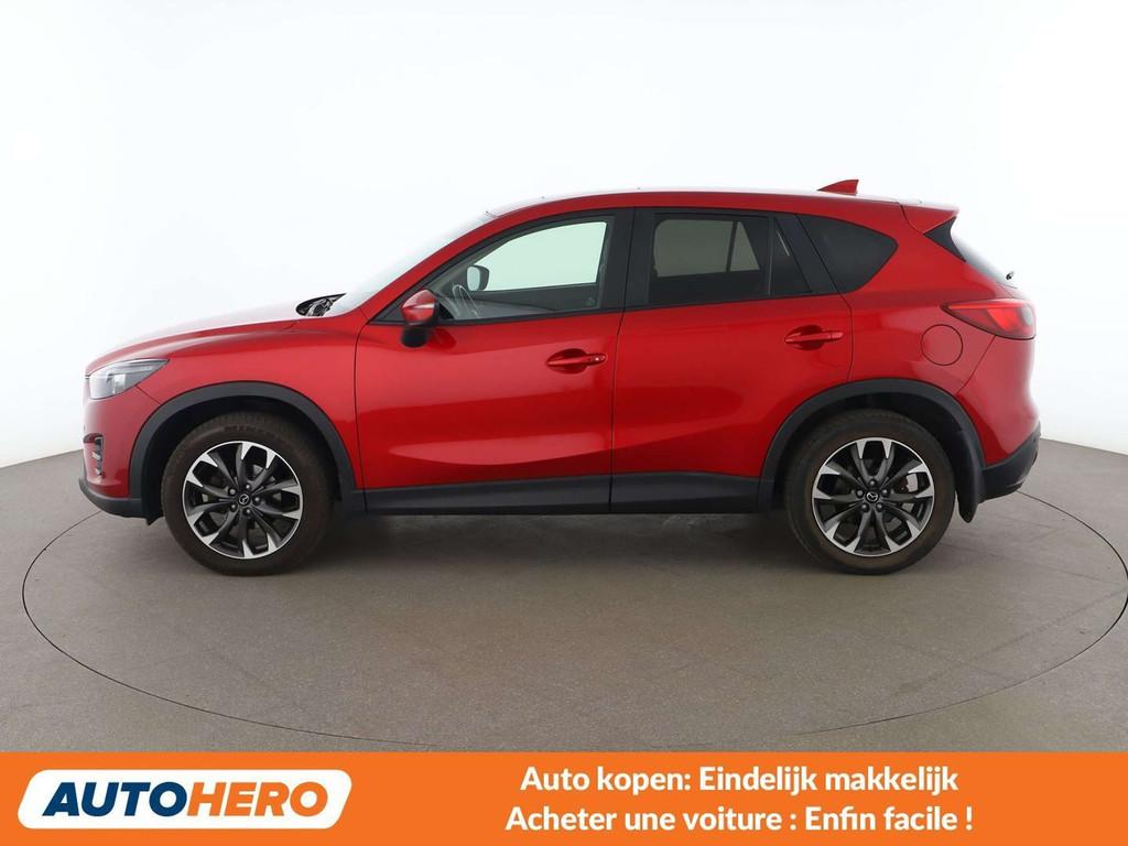 Mazda CX-5 2.2 Turbodiesel Sports-Line AWD (bj 2015), Auto's, Mazda, Gebruikt, Zwart, Leder, SUV of Terreinwagen