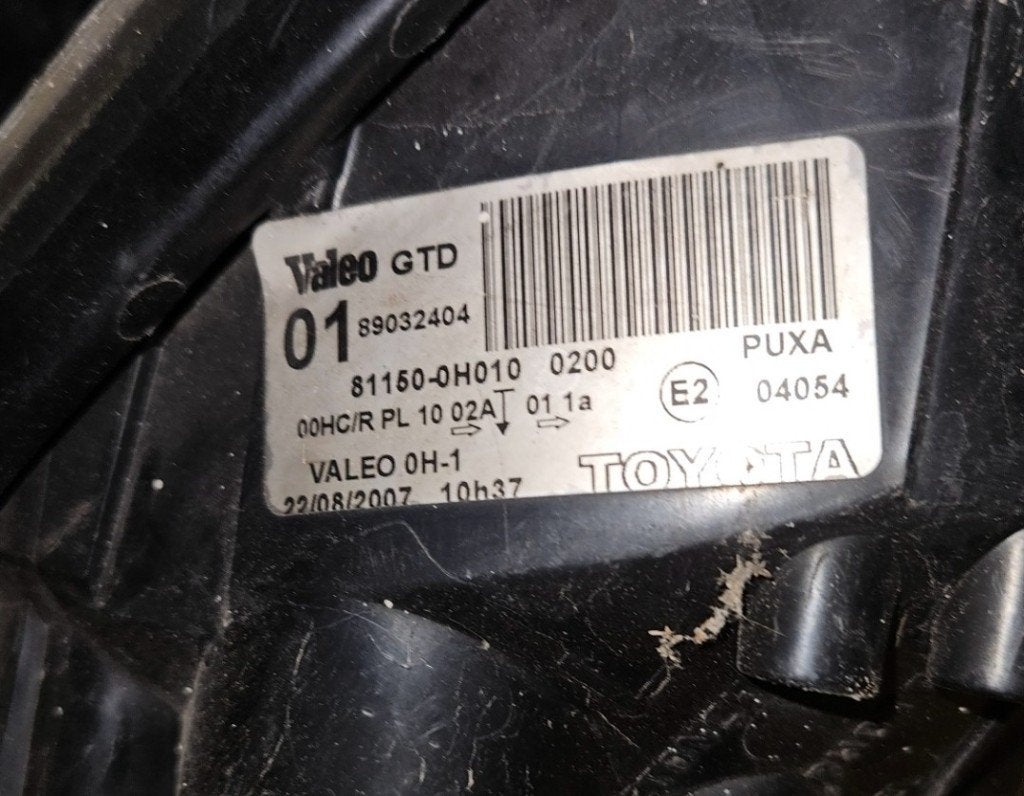 PHARE TOYOTA AYGO, Ophalen, Gebruikt, Toyota