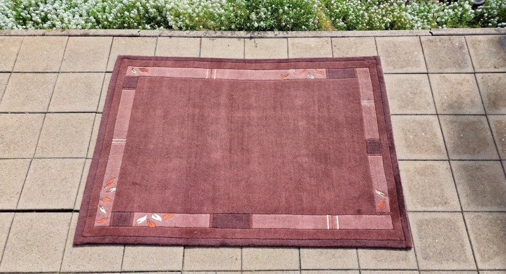 Tapis ÉPAIS et Moelleux "Medina Silk" Schoko – 120 x 180 cm, Maison & Meubles, 150 à 200 cm, Beige, Carré, 100 à 150 cm