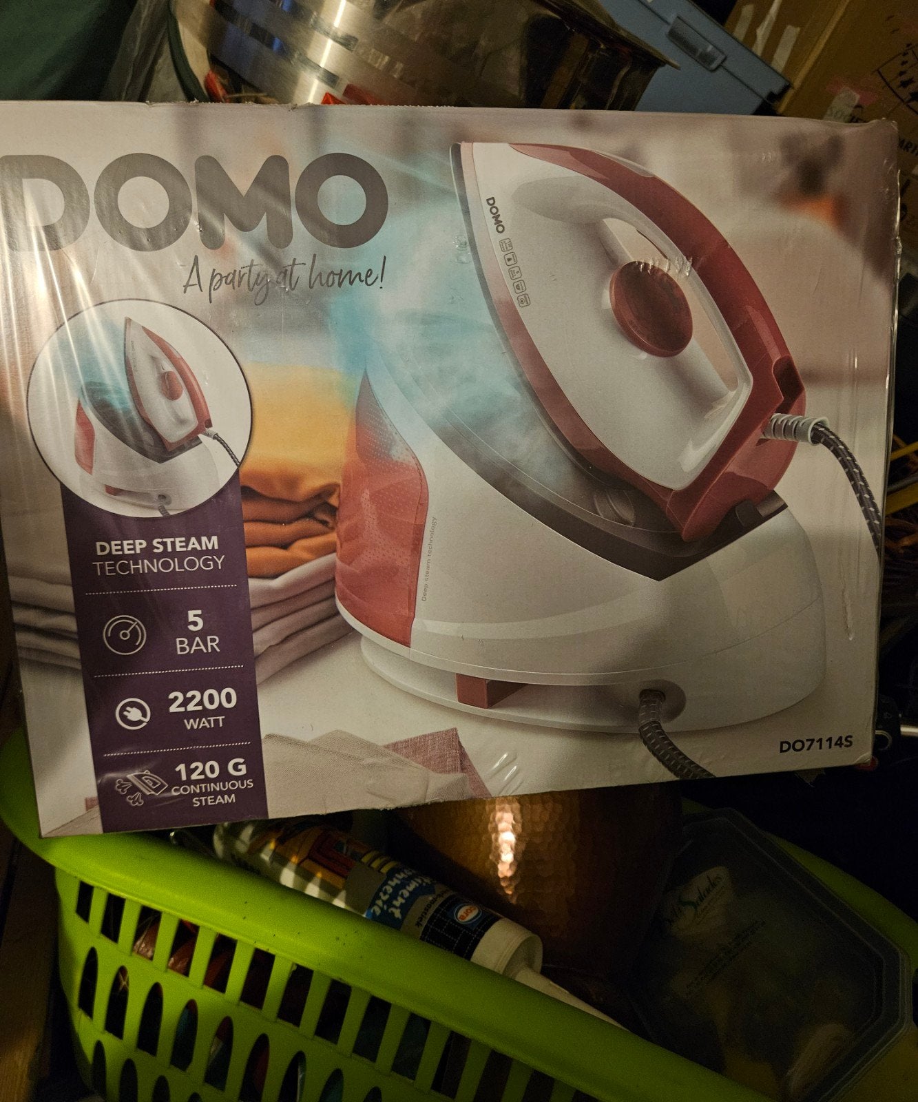 Centrale vapeur DOMO DO7114S – 2200 W – 5 bars – Nouveau, Electroménager, Fers à repasser & Planches à repasser, Enlèvement, Neuf