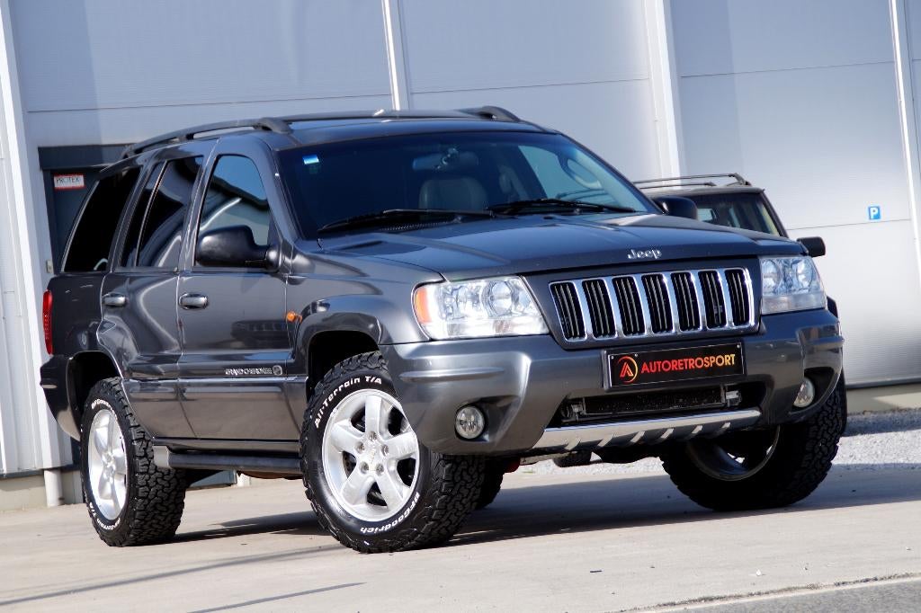 Jeep Grand Cherokee 4.7i V8 4x4 LPG _Utilitaire _Garantie, Autos, Cuir, Argent ou Gris, Achat, Entreprise