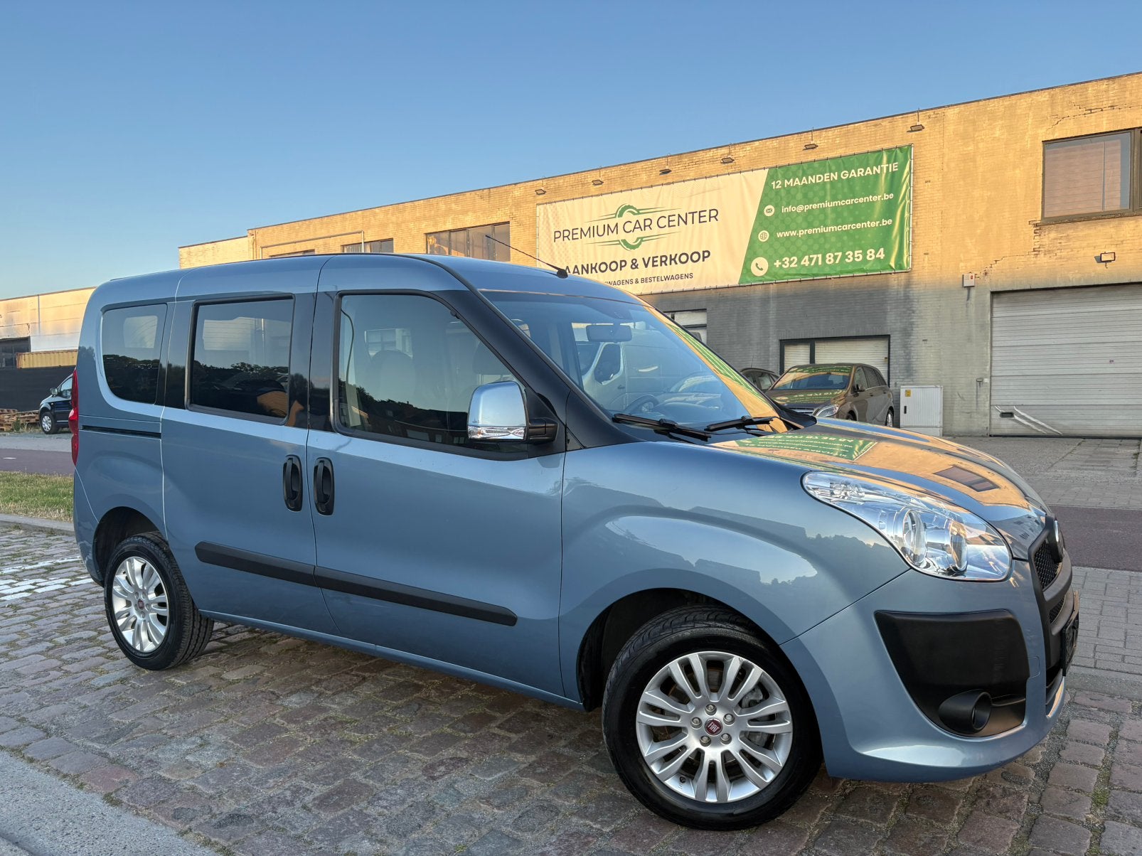 Fiat Doblo | 12 M Garantie | 44 Dkm |Diesel | Automaat| 2012, Auto's, Fiat, 4 cilinders, Blauw, 5 deurs, 133 g/km