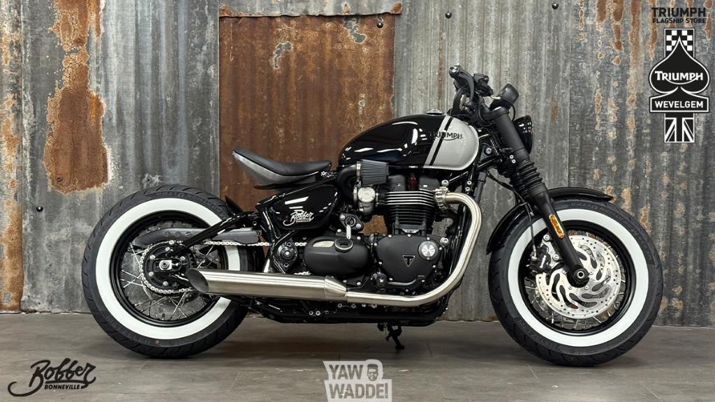 Custom Triumph Bobber: Classic Rocker, Motoren, Traction Control, 2 cilinders, Occasion, Bedrijf