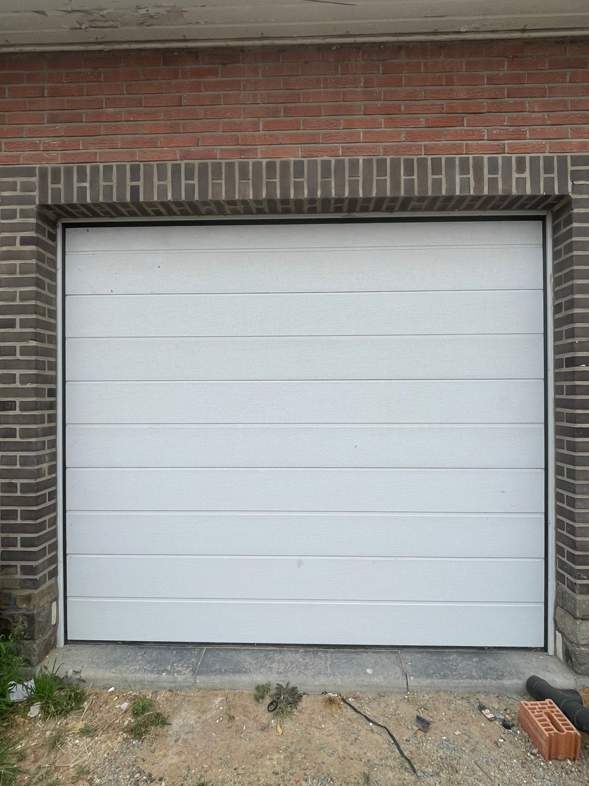Automatische garagepoort te koop, 200 cm ou plus, Fonctionnement électrique, Comme neuf, Enlèvement