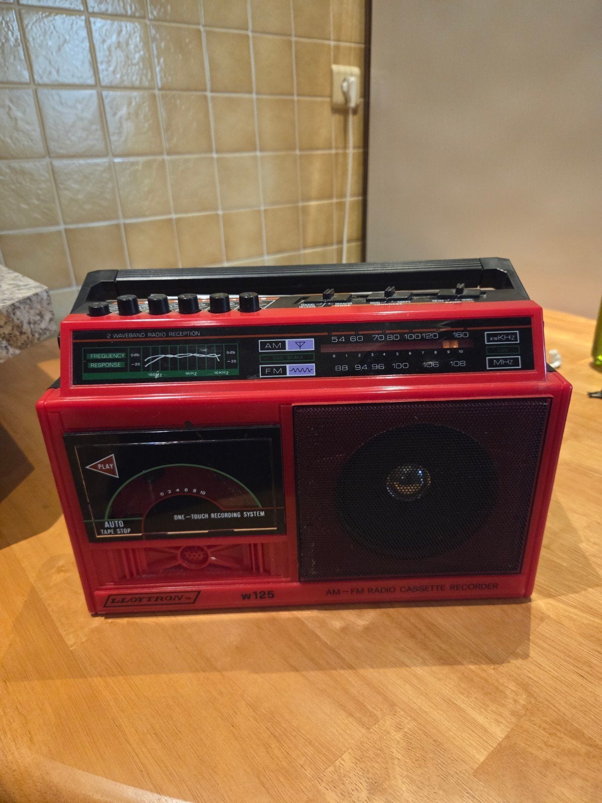 Radio cassette vintage des années 1980, Enlèvement, Comme neuf, Radio