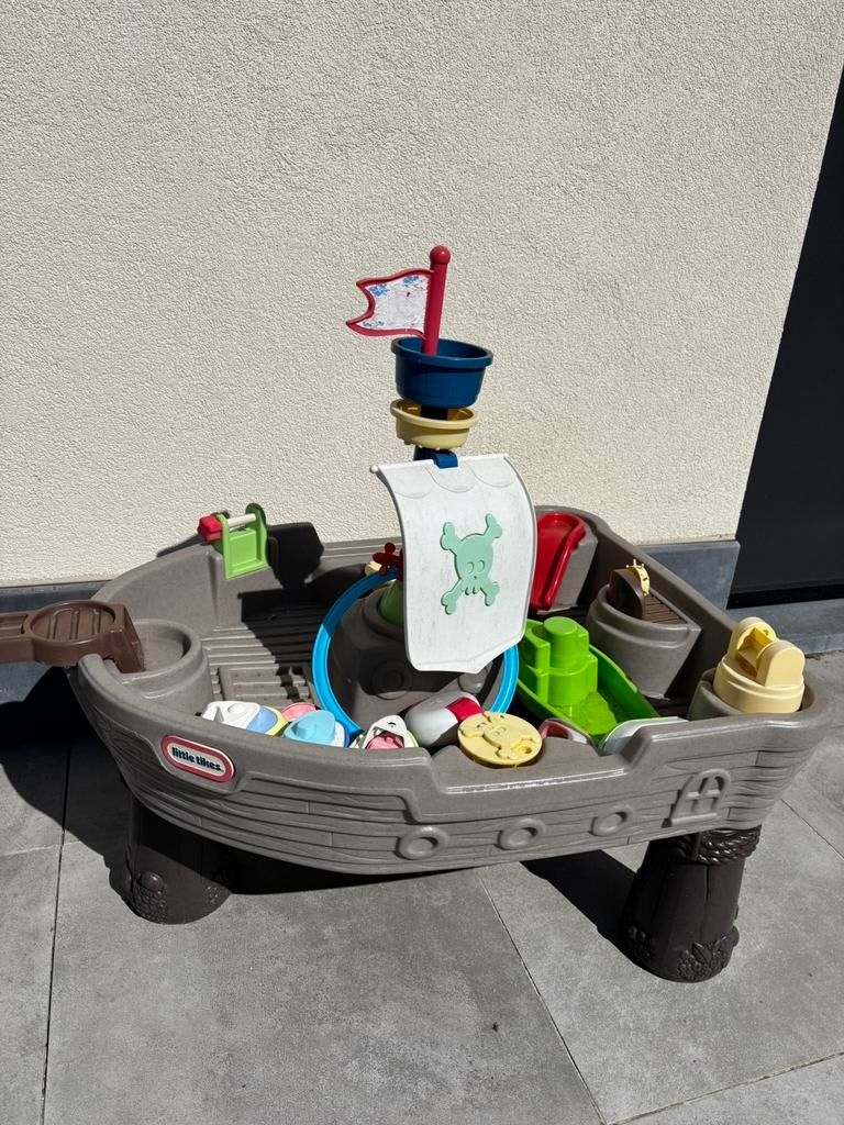 Piratenboot, Ophalen, Gebruikt