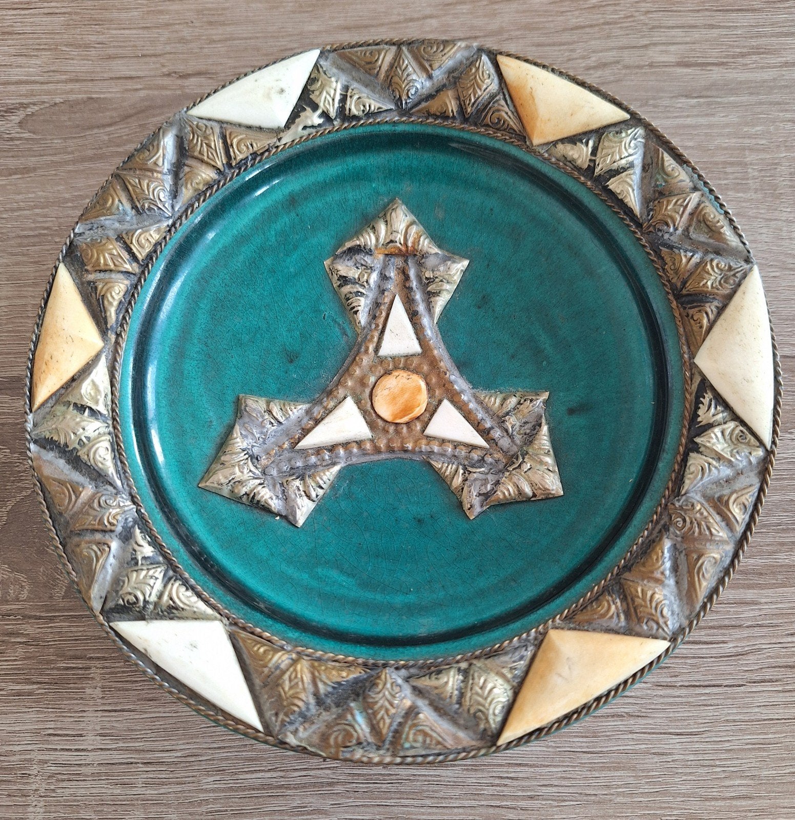assiette décorative Marocaine., Enlèvement ou Envoi