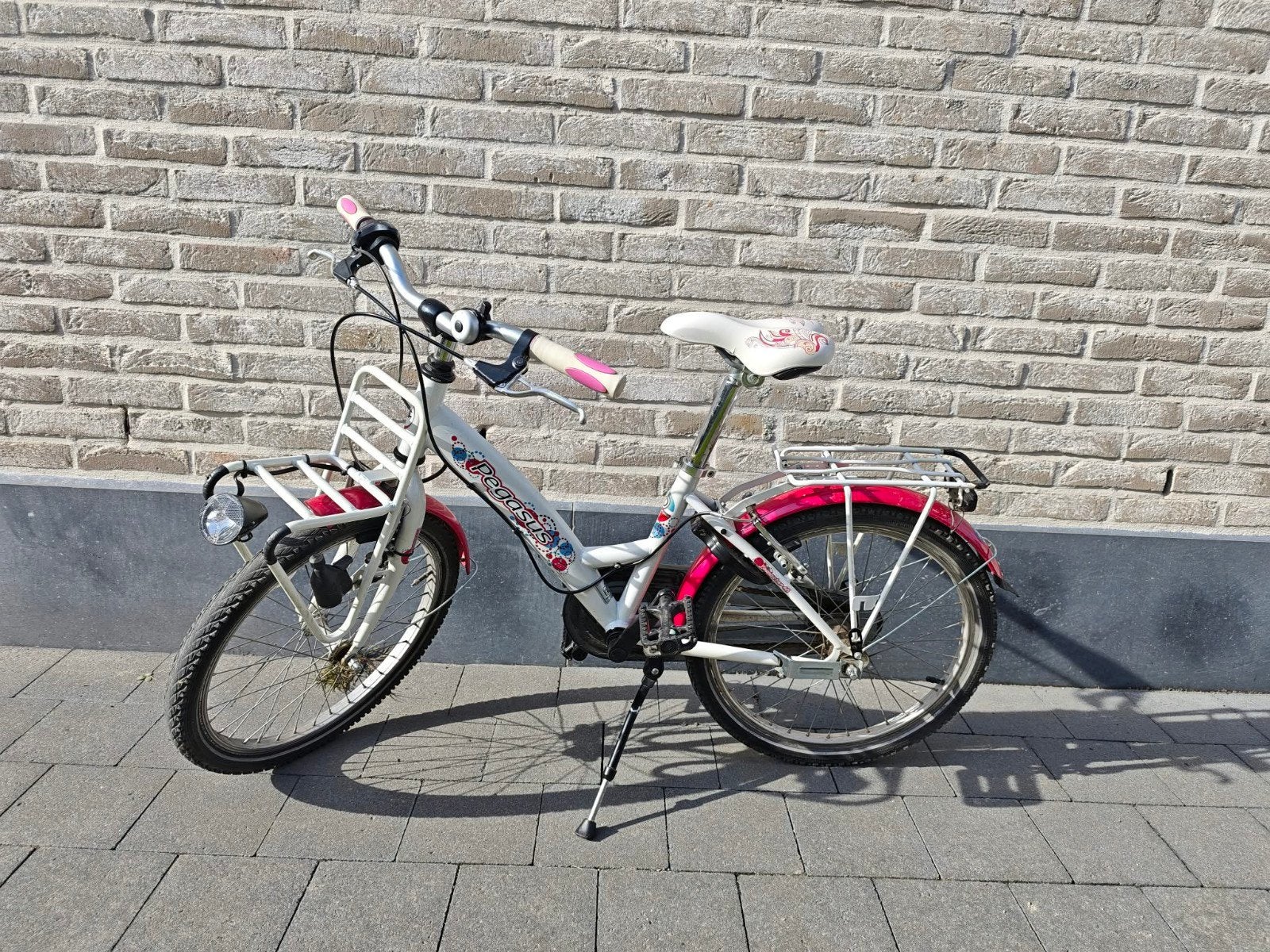 Pegasus meisjes fiets 20inch, Fietsen en Brommers, Ophalen, Gebruikt, Velgrem, Versnellingen