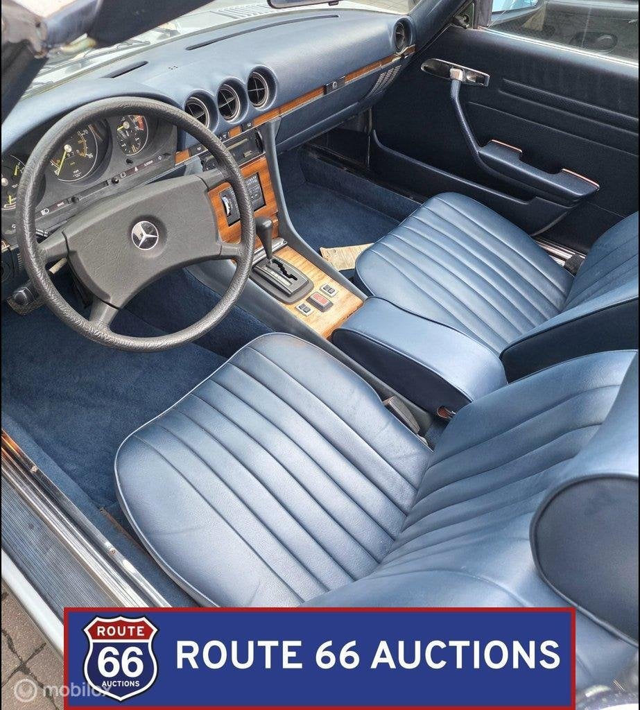 Mercedes-Benz 380 SL | 1981 | Route 66 Auctions, Auto's, Zwart, Mercedes-Benz, Bedrijf, Handgeschakeld