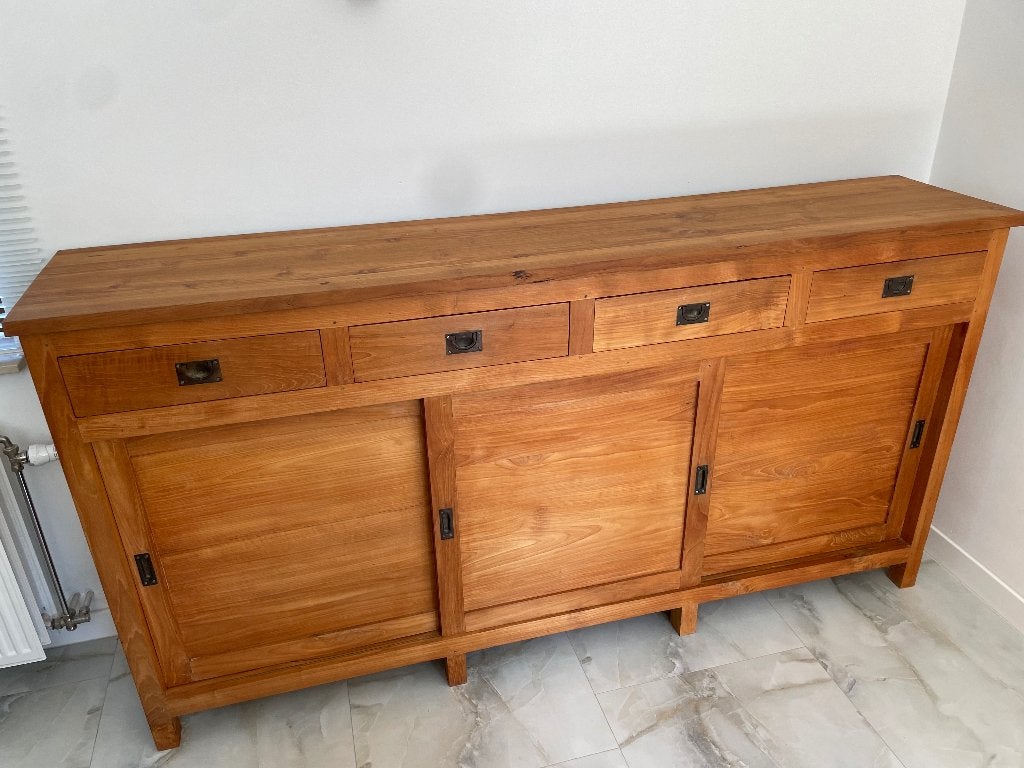 Teak dressoir Ethnicraft, Huis en Inrichting, Ophalen, Zo goed als nieuw, Teakhout