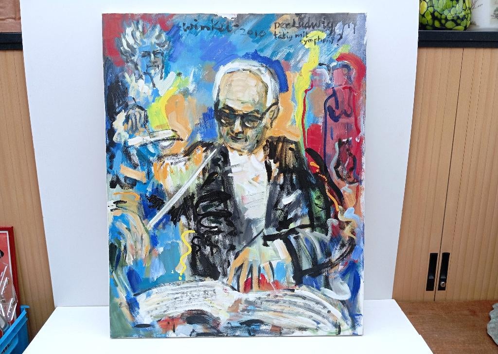 Winkel Ariën schilderij kunstwerk, Ophalen of Verzenden