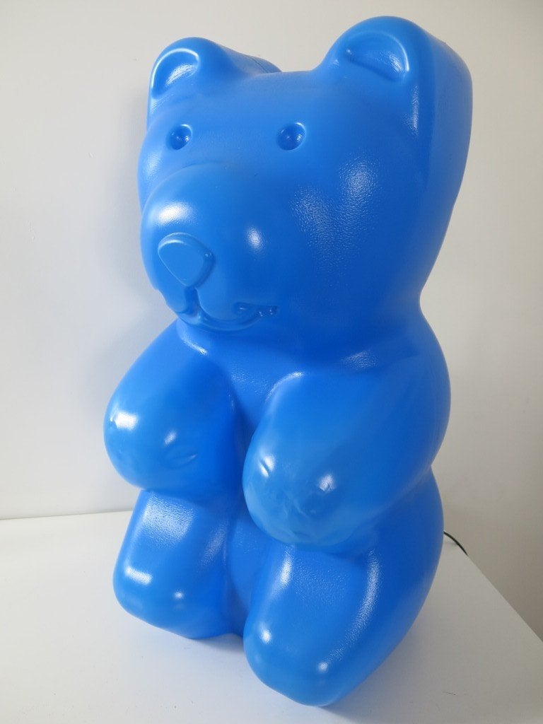 Lampe de table Gummy Bear bleue Messow, années 1990, Enlèvement ou Envoi, Utilisé
