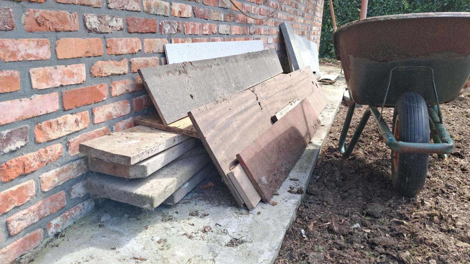 Partij hout, Ophalen