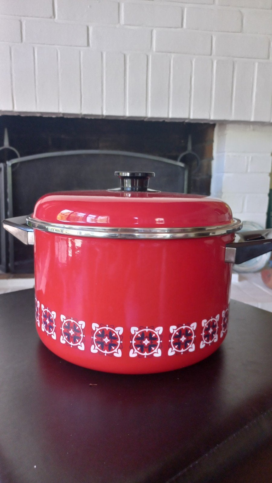 Nieuwe vintage email kookpot, Huis en Inrichting, Ophalen