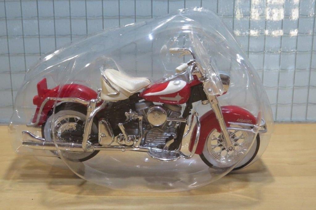 Harley Davidson FLH Duo Glide 1:18 (126) blister, Ophalen of Verzenden, Nieuw, Motor, Maisto