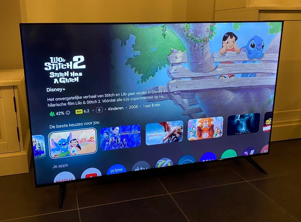 TCL 4K Ultra HD Smart tv 58 inch/147 cm jaar 2024 nieuwstaat, Enlèvement ou Envoi, Comme neuf, Smart TV