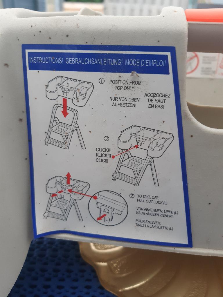 Gereedschap bak, Ophalen, Gebruikt