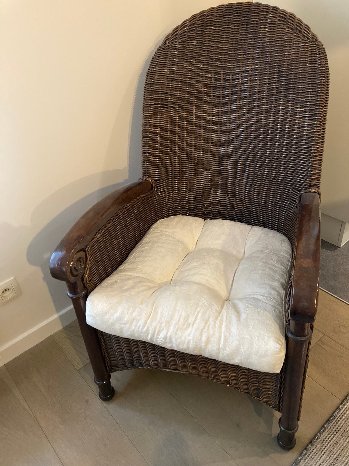 Fauteuil koloniale stijl als nieuw, Huis en Inrichting, Ophalen, Zo goed als nieuw