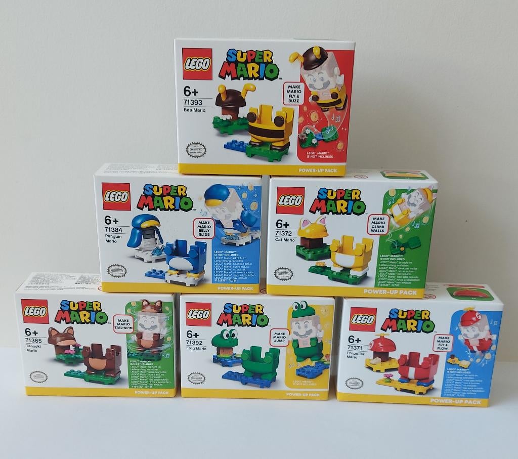 Lego Super Mario Power-Up pack lot - Sealed - Retired, Lego, Nieuw, Ophalen of Verzenden, Compleet