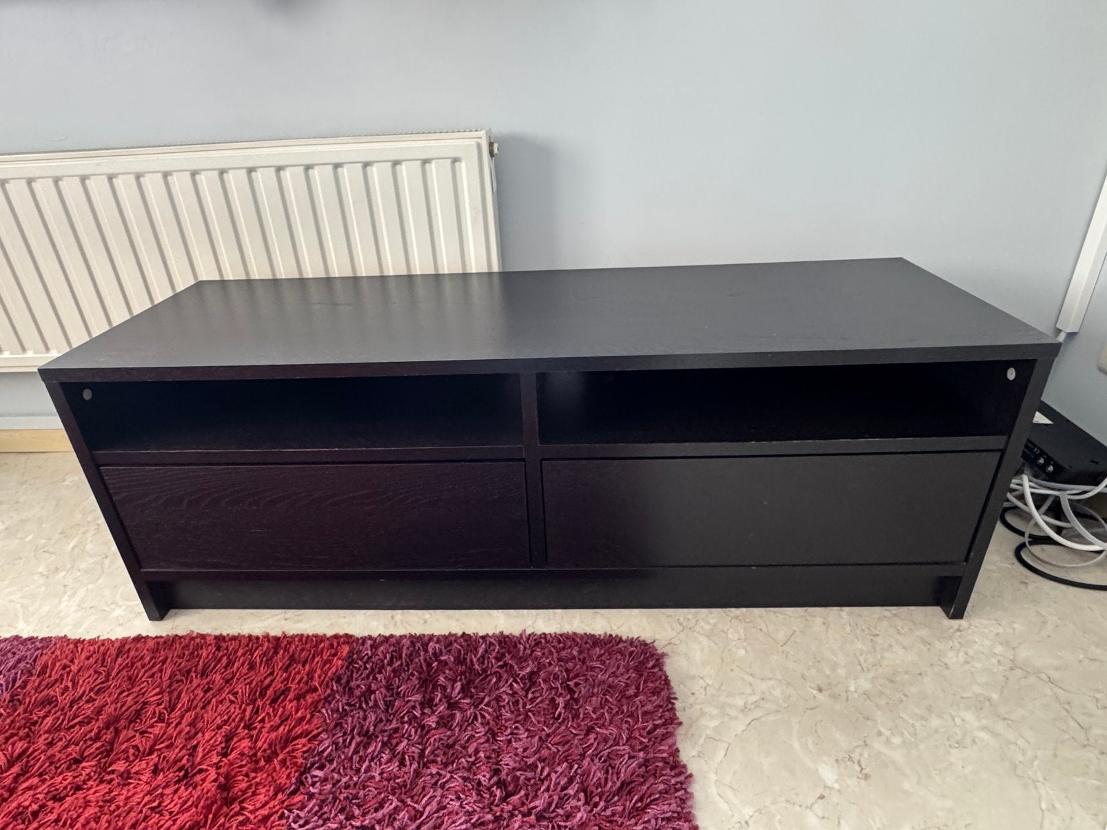 Meuble TV marron foncé, bon état, Maison & Meubles, 25 à 50 cm, Moins de 100 cm, Comme neuf, 100 à 150 cm