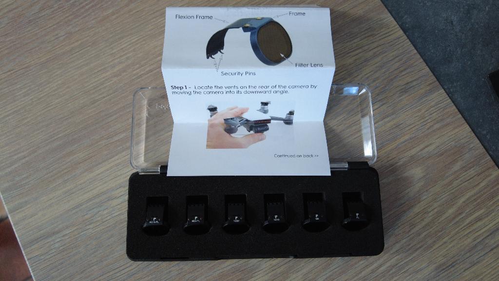 DJI SPARK drone Filter set, Cameradrone, 100 tot 1000 meter, Zo goed als nieuw, DJI