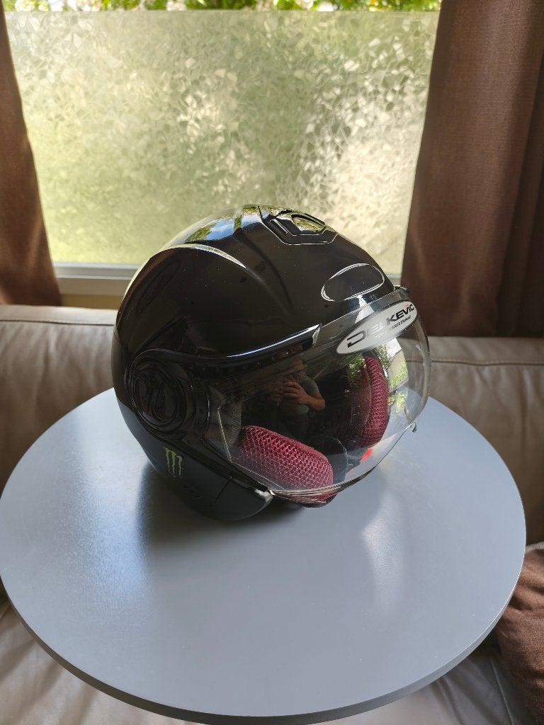Casque moto Delkevic, Motos, Enlèvement ou Envoi, S
