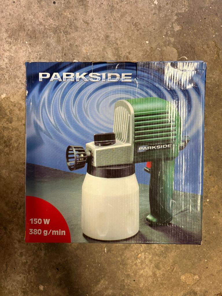 Parkside verfspuit 150W, Doe-het-zelf en Bouw, Schildersmaterialen, Ophalen, Nieuw, Verfspuit of Verfpomp