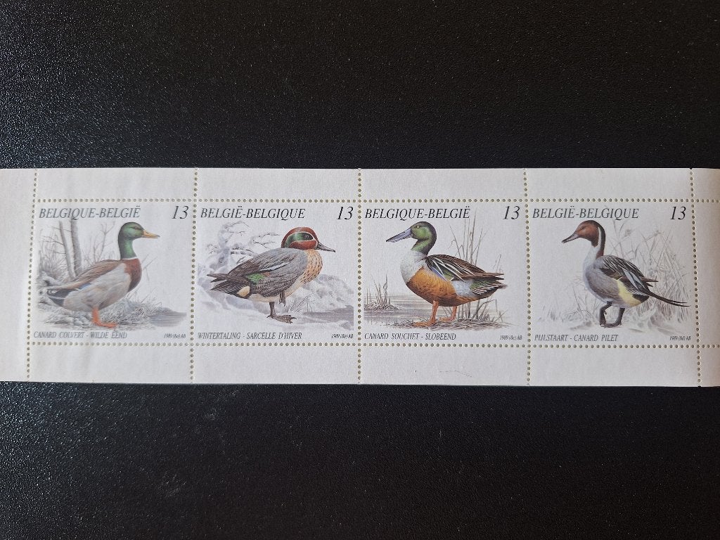 Boekje B19 - jaar 1989 - 2332-2335 - Eenden, Ophalen, Postfris, Postfris