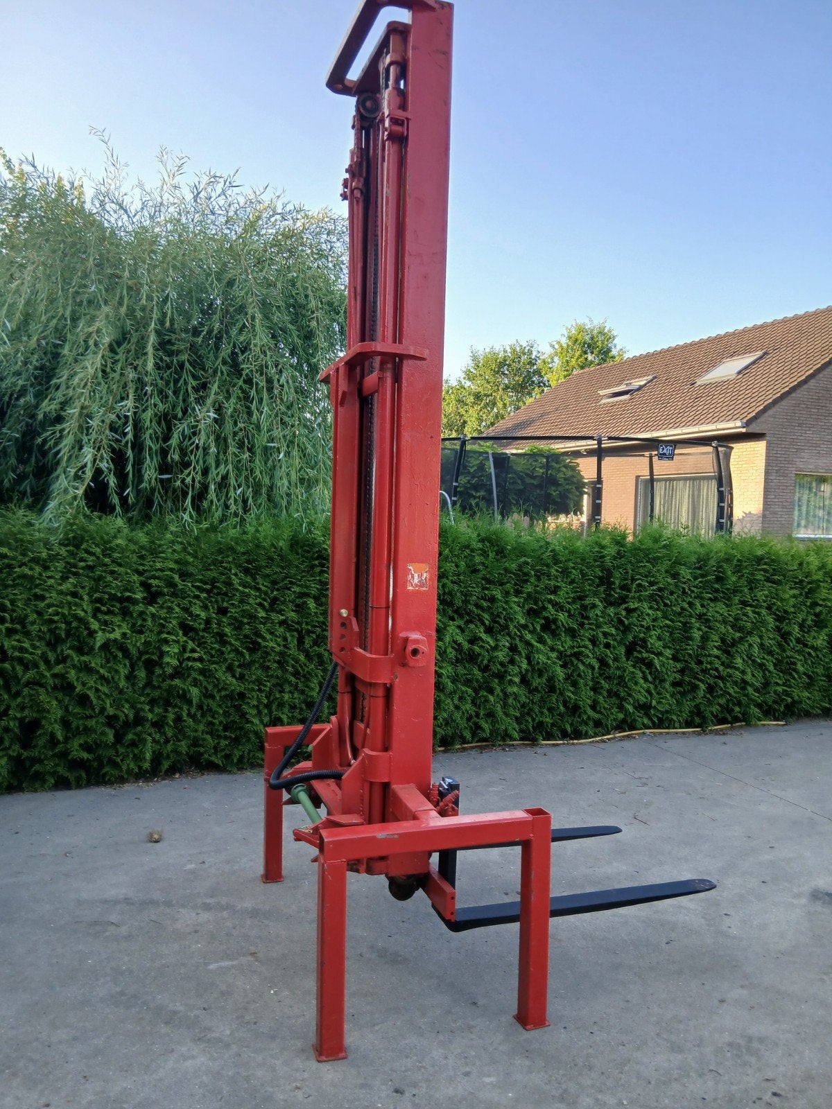 hefmast, Zakelijke goederen, Ophalen