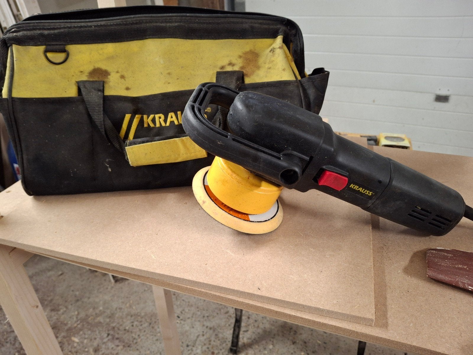 poliermachine, Ophalen