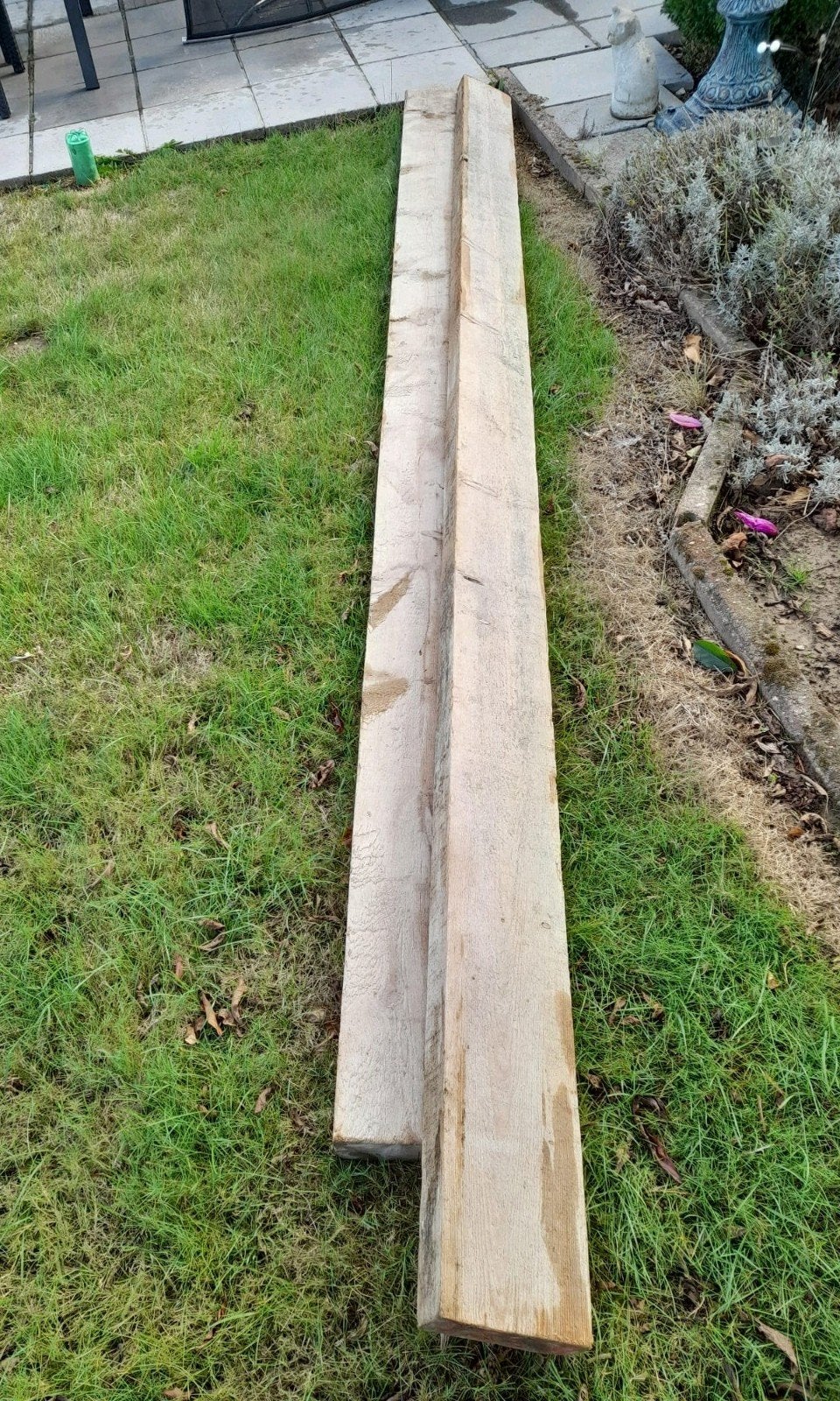 2 houten bruggen voor stelling, Ophalen