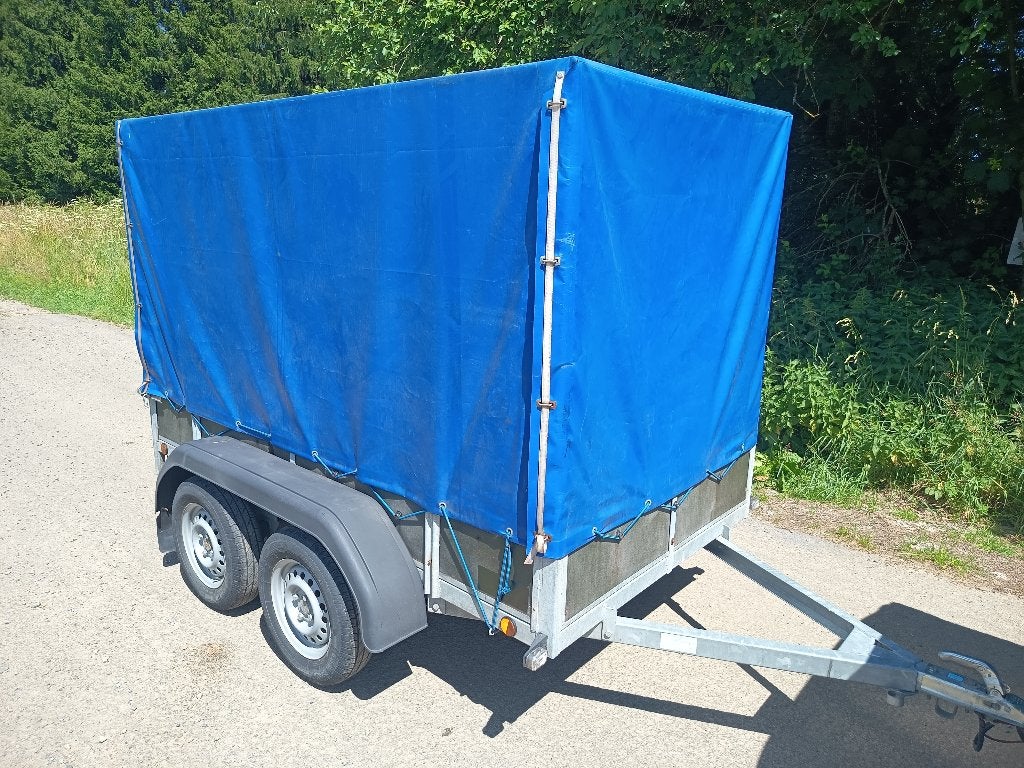 Remorque double essieux bâchée, Ophalen