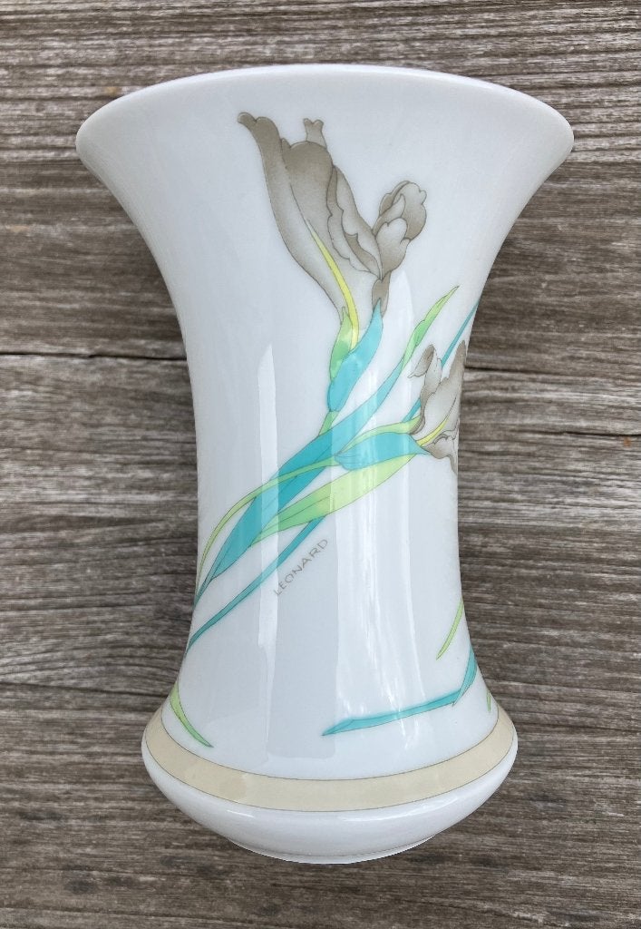 Hutschenreuther x Leonard Paris vintage vaas — Estoril, Ophalen