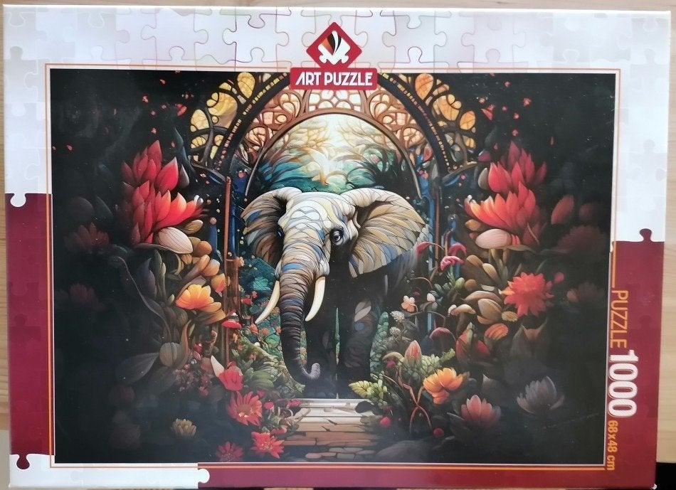 Art puzzel 1000 stuks, Ophalen of Verzenden, 500 t/m 1500 stukjes, Zo goed als nieuw, Legpuzzel