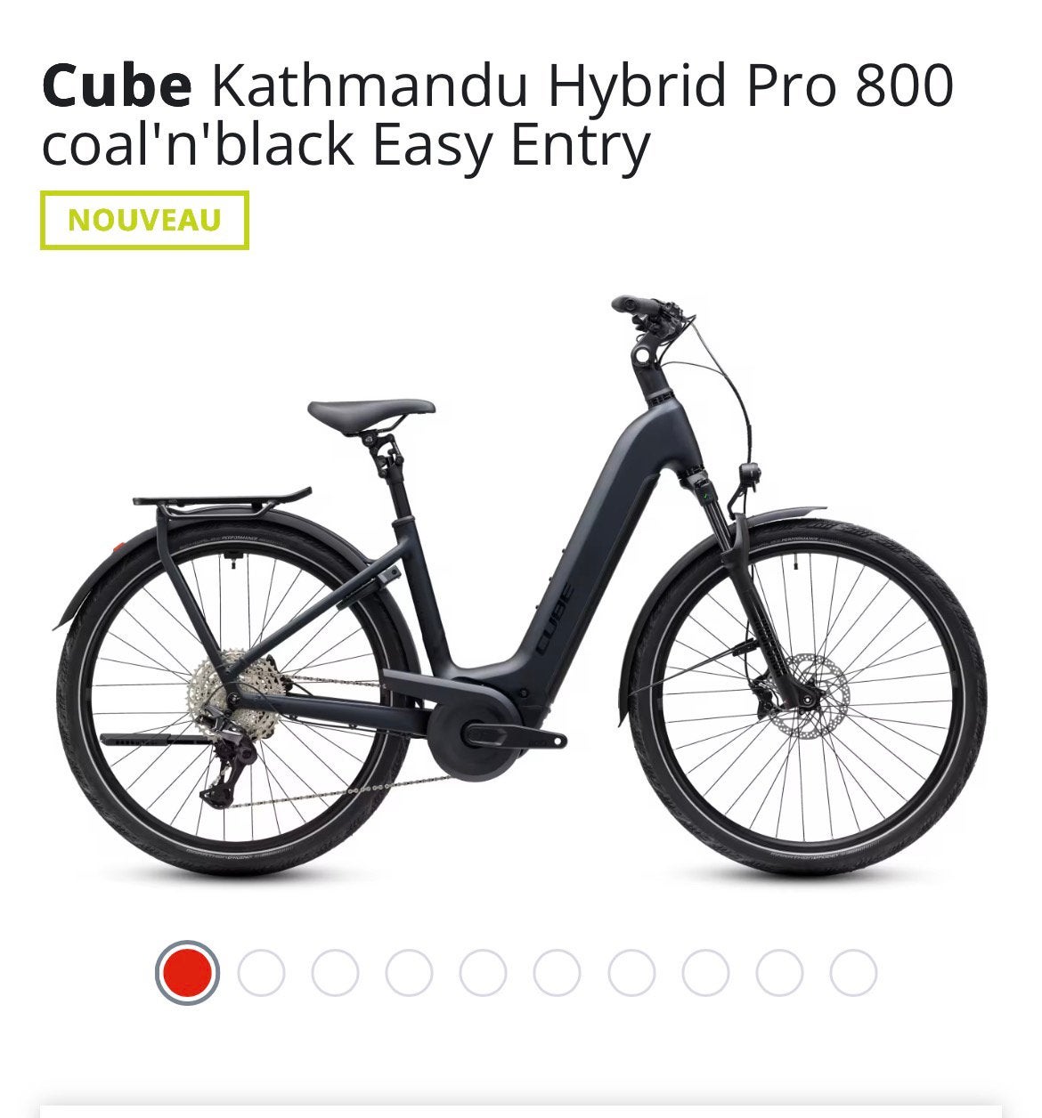 Kathmandu Hybrid Pro 800 CUBE ELEKTRISCHE FIETS, Fietsen en Brommers, Ophalen, Zo goed als nieuw, Cube