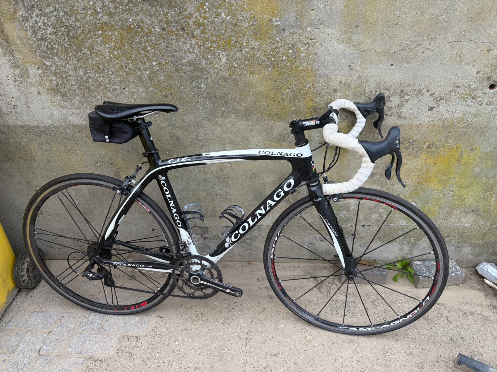 Colnago carbon koersfiets – Campagnolo Record 11-speed, Fietsen en Brommers, Ophalen, Carbon, Velgrem, Zo goed als nieuw